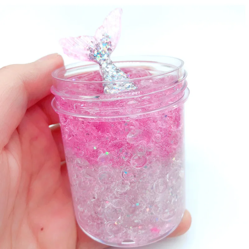 
Jn0002 Amazon hot sale crystal slime relief cotton slime 