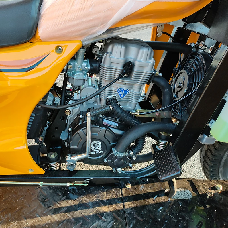 200cc Gasoline Passenger Tricycle New Self-Unloading Three-Wheeled Motorcycle with Core Motor Component