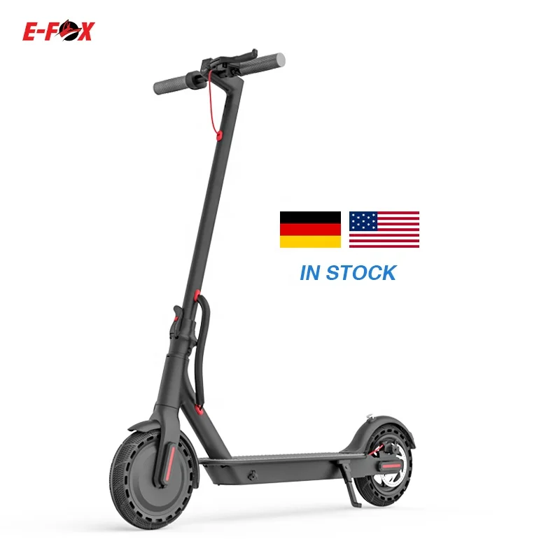 Electric scooter,30km long-distance battery,350W motor with power up to 32km/h 8.5-inch solid tire, CE certified adult