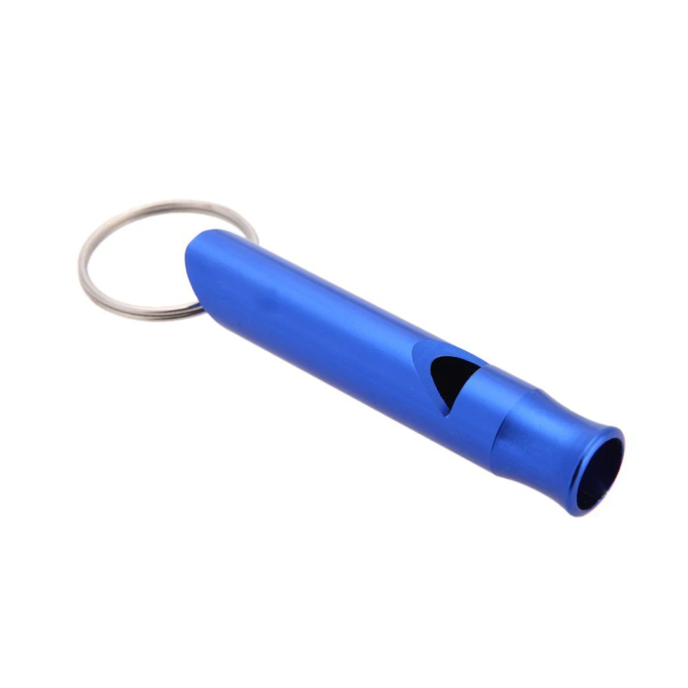 Outdoor Flat Aluminum Emergency Survival Whistle