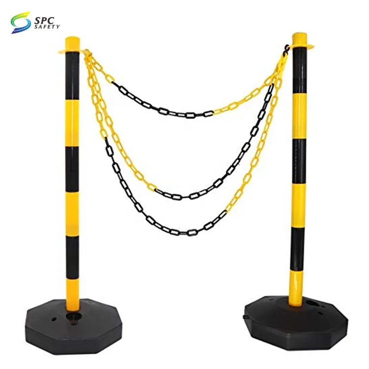 Reinforced plastic FRP High voltage electric danger insulation keep out safety post Dual Retractable belt barrier stanchions