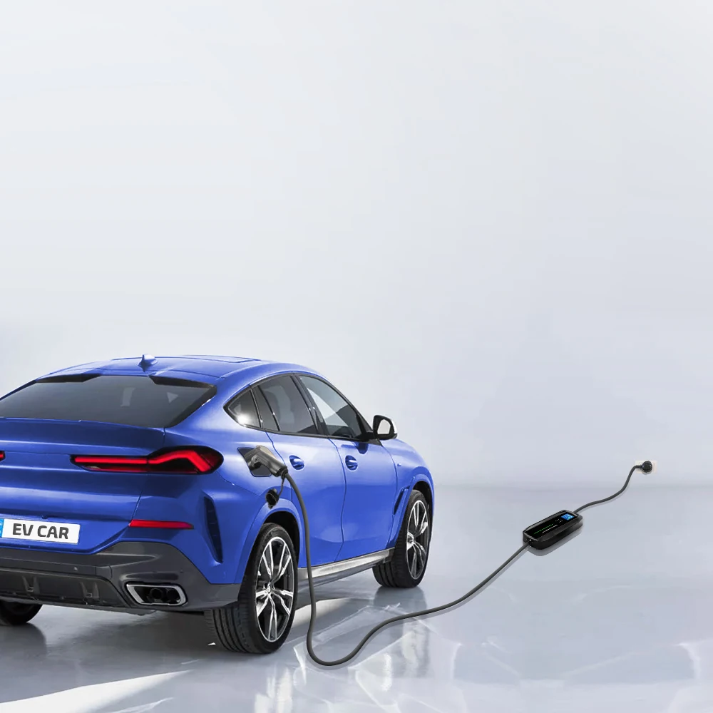 10 а/16 А Регулируемая портативная зарядная станция IEC 62196-2 EV с штепсельной вилкой