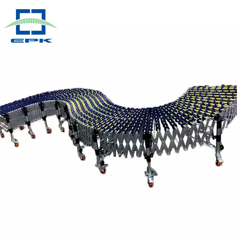 Truck  Loading unloading heavy-duty Gravity Expandable Skate Wheel Flexible Roller Conveyor