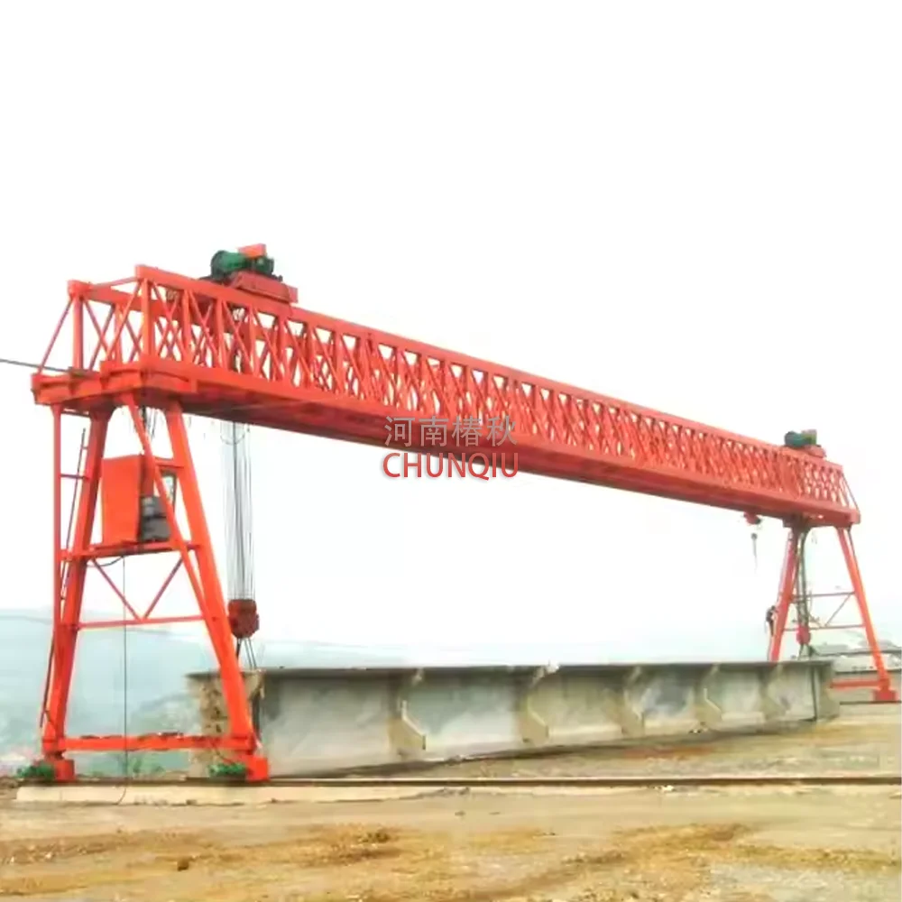Europe Type Single Girder Beam Rail Mounted Electric Hoist Gantry Crane 20 Ton