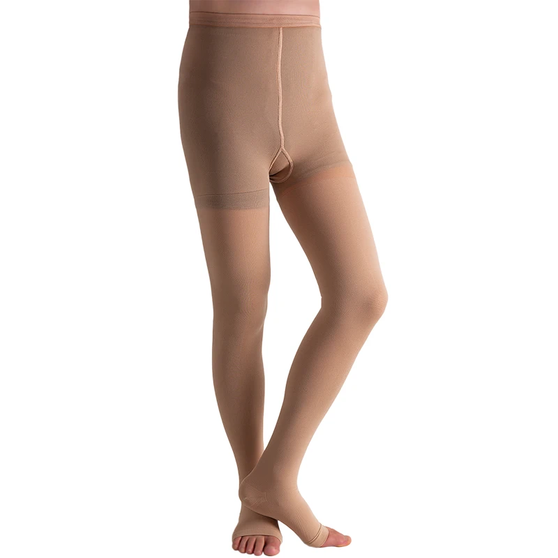 20-30mmHg Medical Compression Stockings Mixed Style Color Beige for Varicose Veins