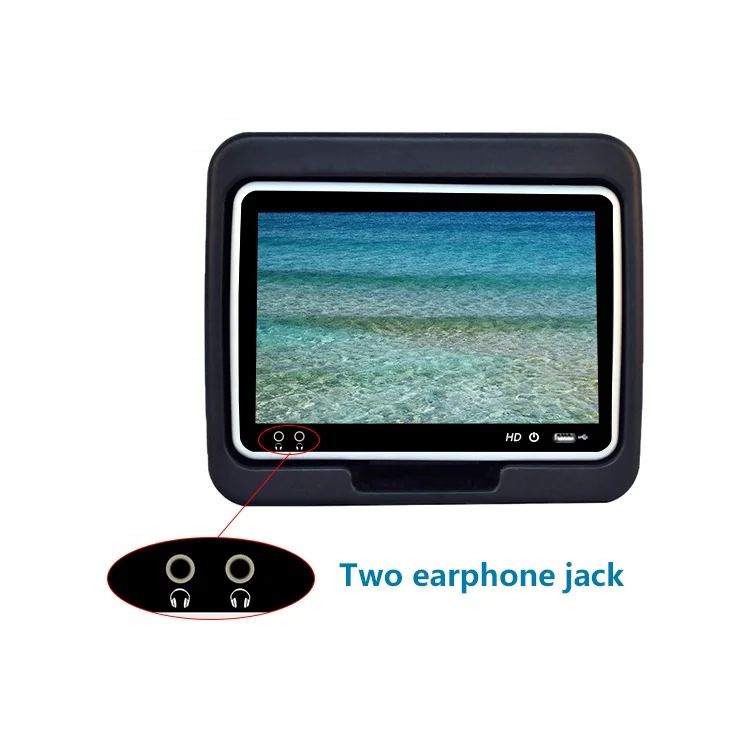 10.1 Inch Bus VOD System with AUX Audio WIFI Connectivity and Capacitive Touch Screen Universal Bus Entertainment System