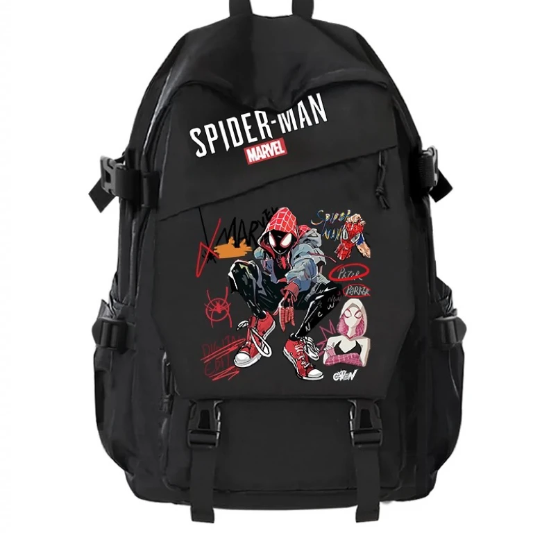 FAMADisney Customized Anime Backpacks Cartoon Large Capacity Backpacks Full Print School Bags Goofy  And Stitch Cartoon Bookbag