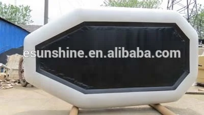 High quality cheap 0.7mm PVC 2.3M inflatable boat or fishing boat with air floor for home use