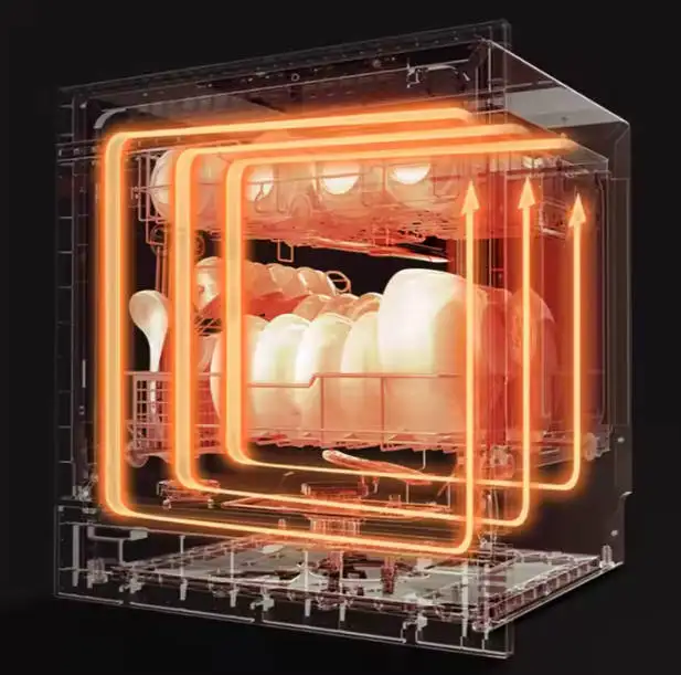 13 Sets Capacity Built in Dish-washing Machine Integrated Dishwasher