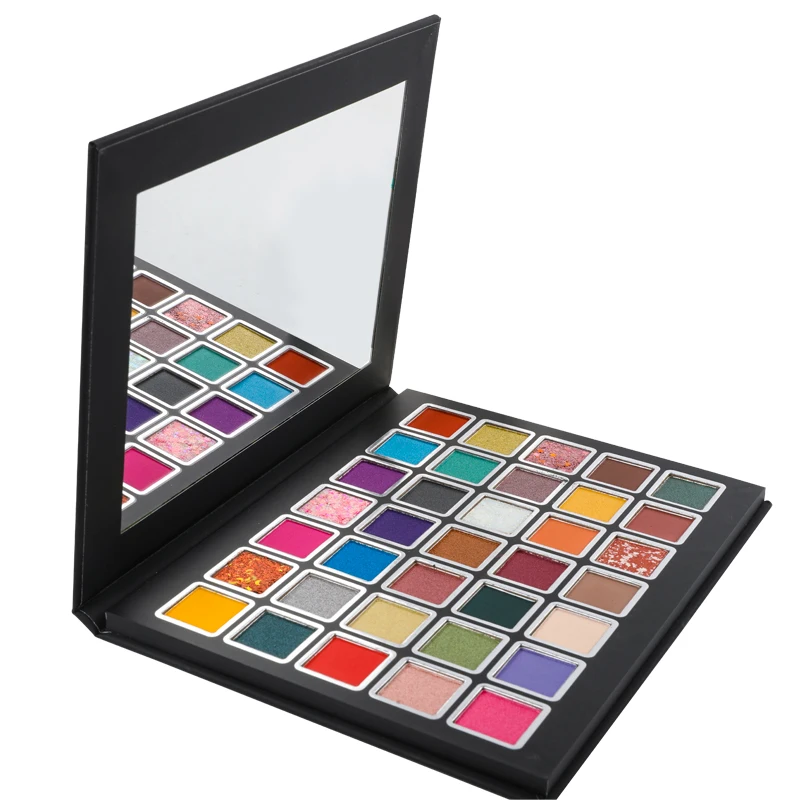 High Pigment 35 Leopard Lizard Bright Colors Matte Shimmer Eyeshadow Makeup Palette