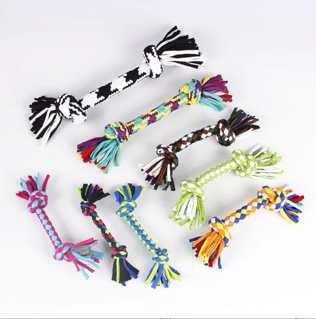 Factory Customize Cheap Dog Interactive Toys Pets Dog Tooth Cleaning Rope Toys Puppy Toy