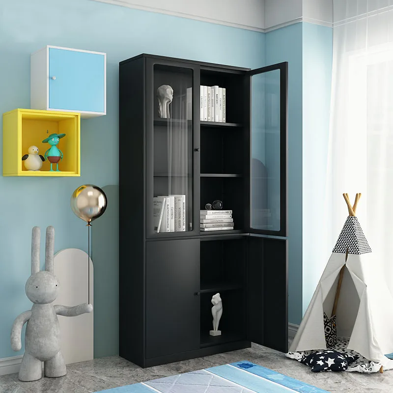 Luxury Bedroom Golden Steel book cabinet Modern Luxury Metal Bookcase Living Room Office Bookshelf