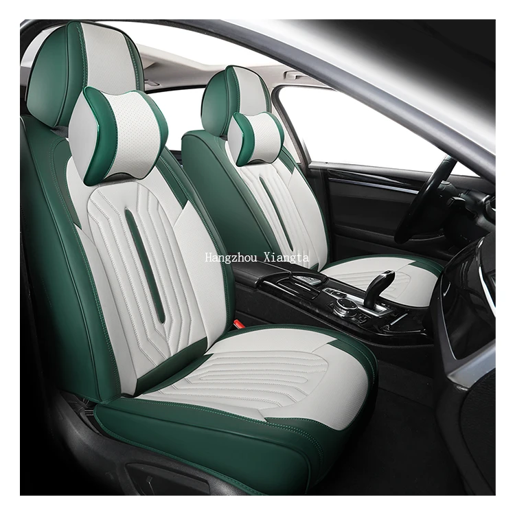 Waterproof Universal Custom Car Seat Covers Four Seasons 5D Leather Seat Cover Car Full Set For Five Seats 13 Pcs For Cars