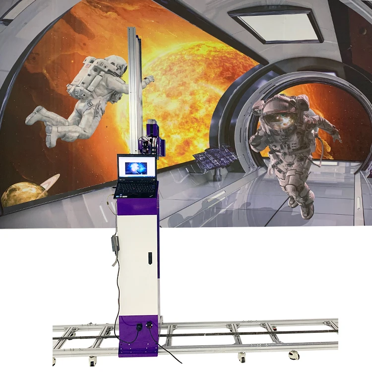 Hkhr 3d Wall Printer Painting Machine for Wall Glass Wood Ceramic Metals