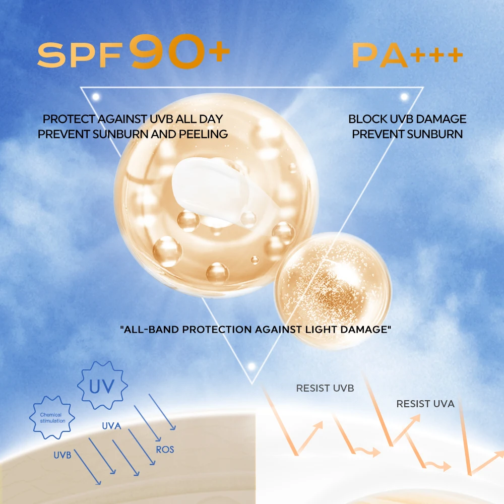 Spf 90  Prevent Sunburn Sunblock Body Sunscreen Cream Lotion Sunscreen sunscreen tanning for face care