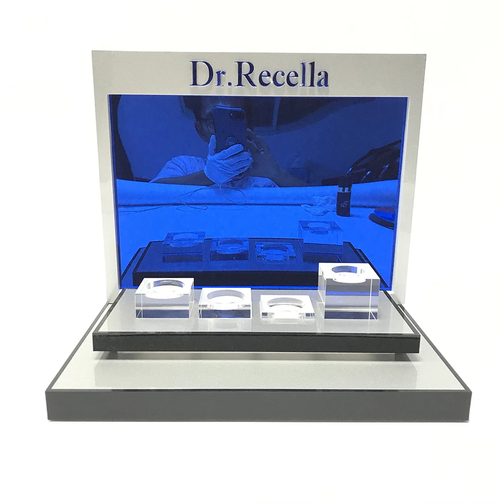 Lipstick Makeup Stand Beauty Product Acrylic Cosmetics Display Racks