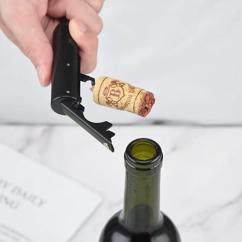 Premium Wine Corkscrew Bottle Opener, Wine Shaped Opener - Multifunctional Wine & Beer Cork Screw Opener