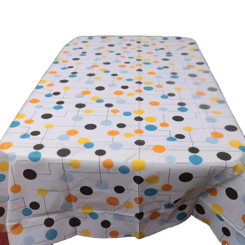 
whole sell new design cheap fancy pvc peva table cloth 