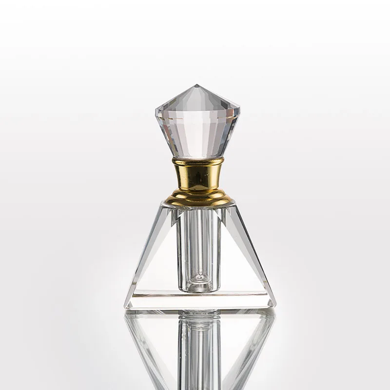 Professional Crystal Factory Wholesale Small Capacity 1ml Agarwood Essential Oil Perfume Sub-packing Crystal Bottle