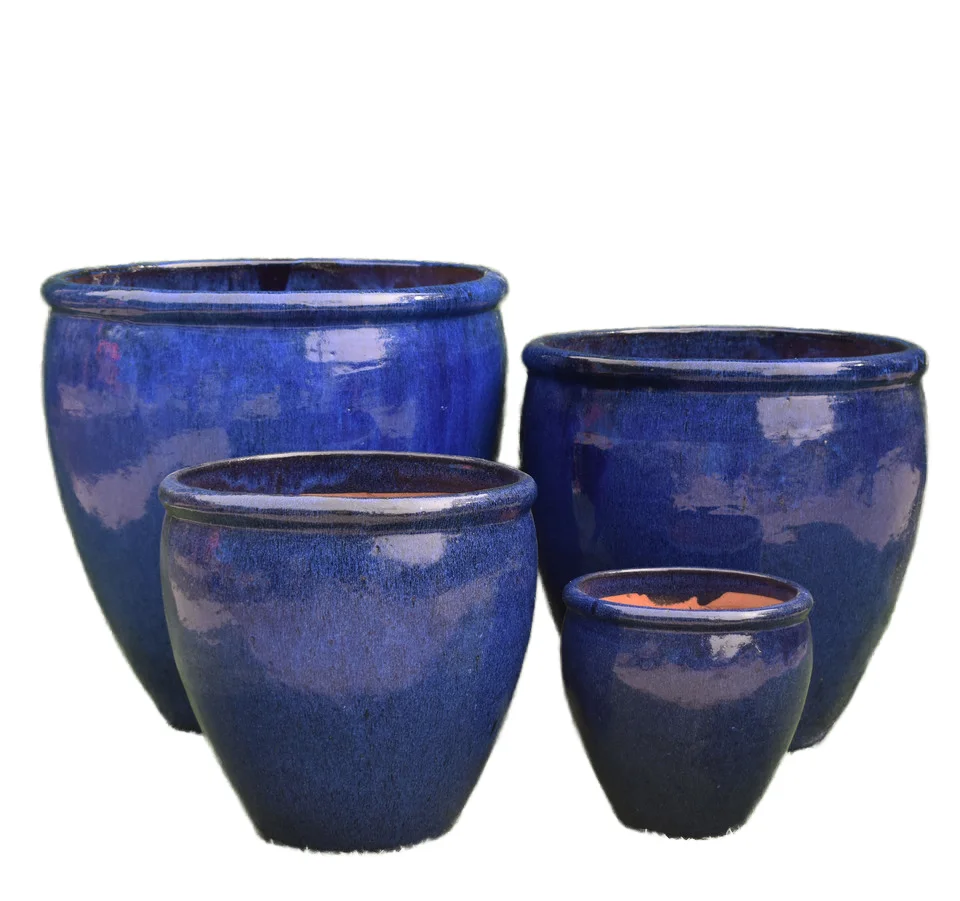 European Style Medium-Sized Terracotta Planter Small Outdoor Garden Home Nursery Floor Room Plant Pot for Restaurants
