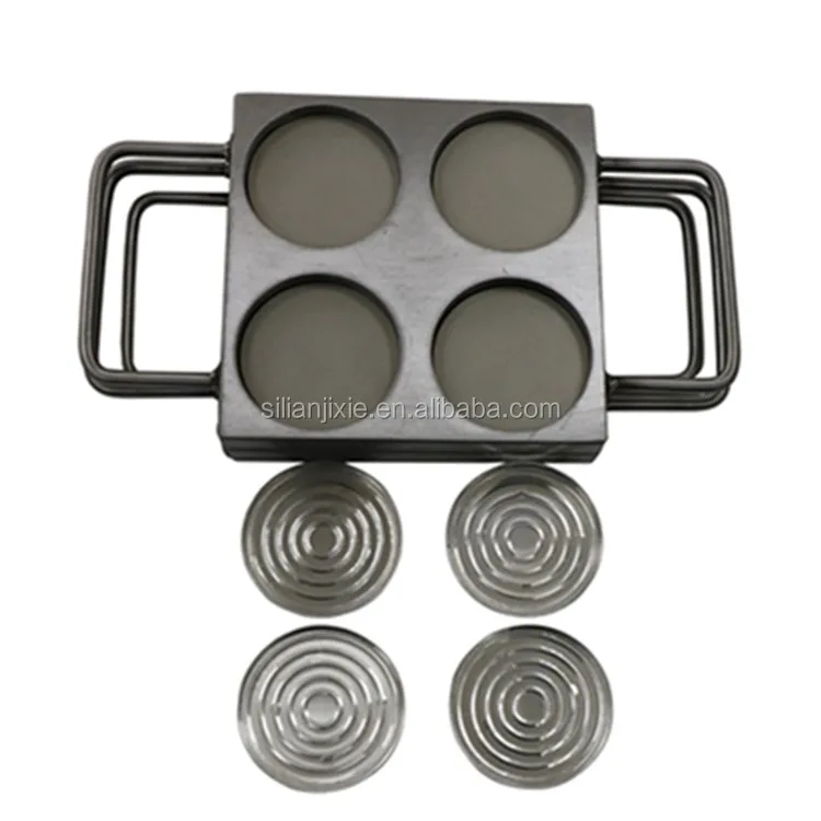 Makeup processing multi - color eyeshadow powder 4 hole round mold custom powder mold