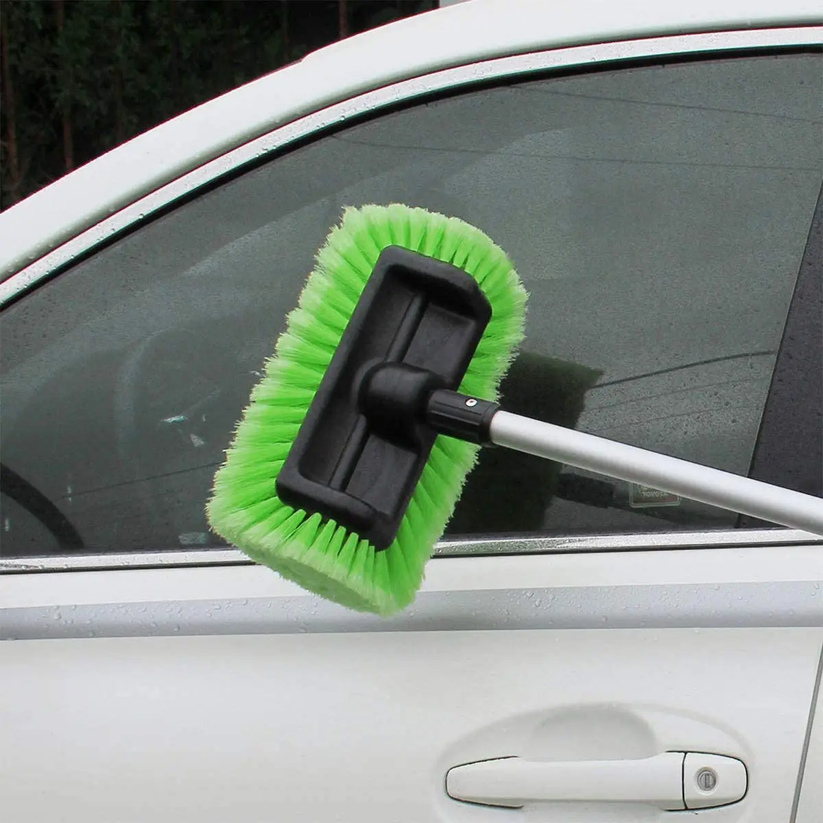 Tianzhu Hot Selling Green Auto Car Wash Brush Quad All Sided Brush Head