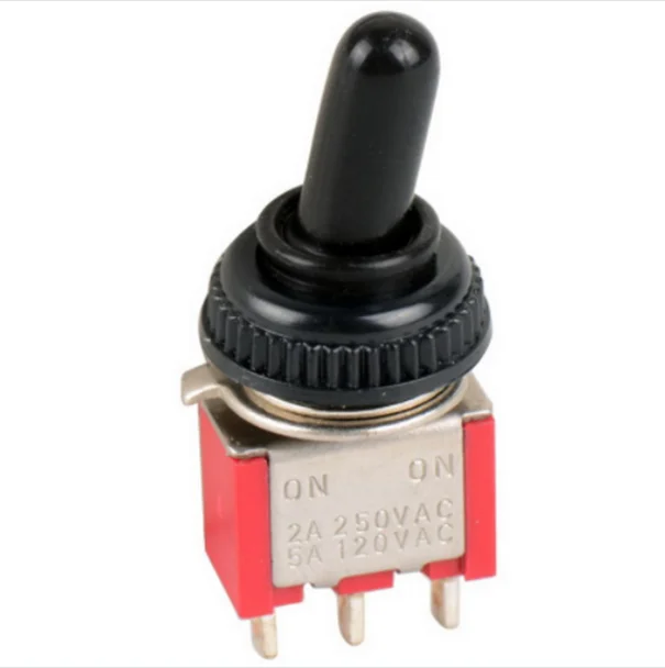 6 мм кнопочный переключатель MTS-102 рокерный 3 pin 2-я