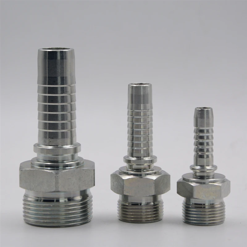 high quality male carbon steel  dkos metric crimp hydraulic hose fittings for hydraulic hose  10511