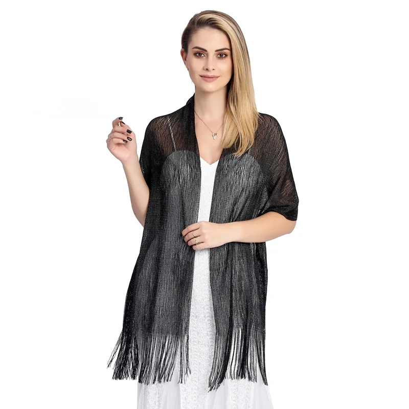Cheap Wholesale Manufacturer Custom Luxury Tassel Women Scarf