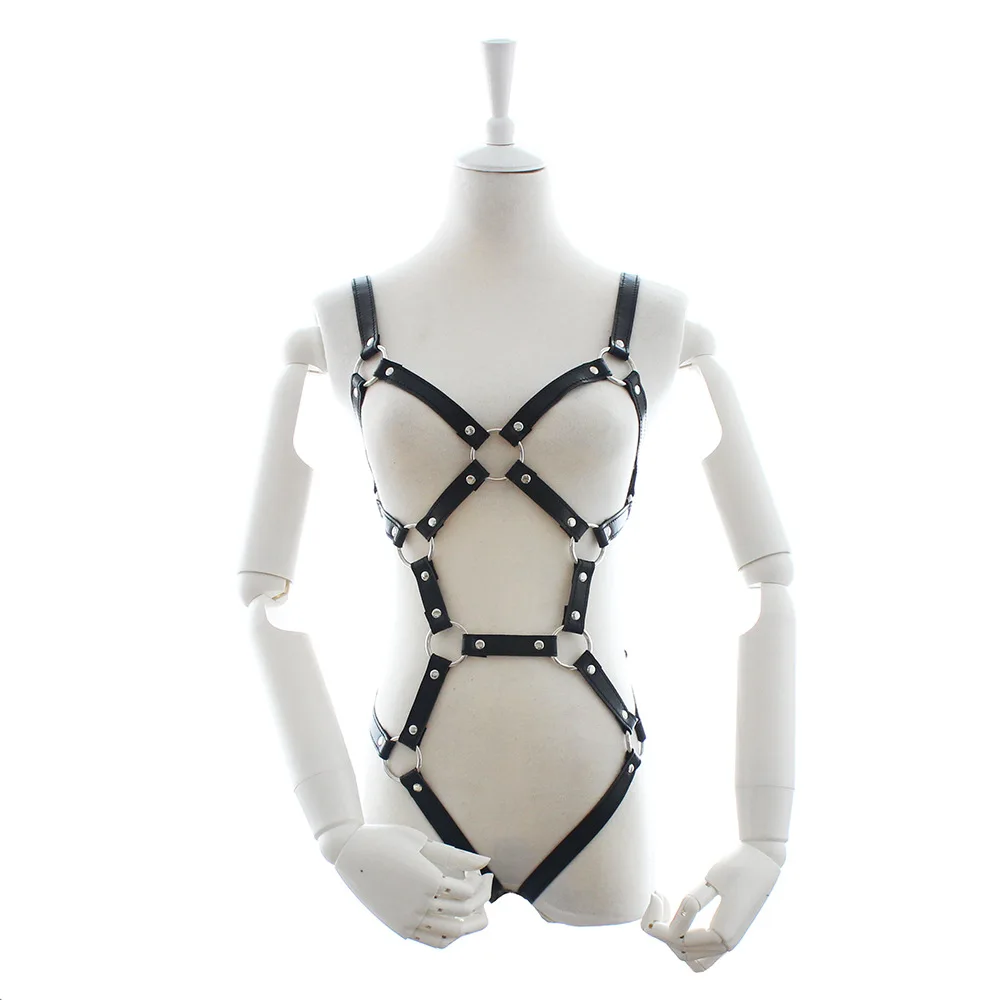 Factory Direct Sales of Adult Products Flirting Leather Clothes Sex Toys Adult Couple Toys Leather Nightclub Clothes