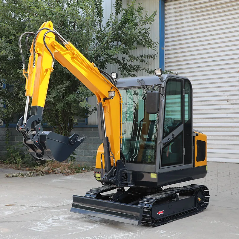 Cast Structure Euro 5 Mini Excavator Trailer Hydraulic Excav Price