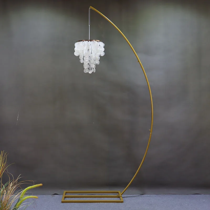 YOUYIZUO Wedding Stage  Arch Metal  Decoration Arch Frame Holder Stand for Ceiling Lamp Holder Types