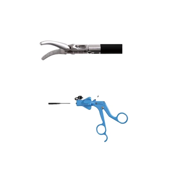 Laparoscopic Surgical Instrument Endoscopy Clamps 2+4 Single Action Forceps