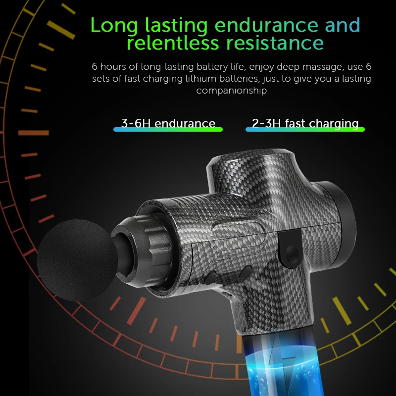 Sports Deep Tissue Body Fascia 30 Speed Lcd Screen Percussion Vibration Fitness Massager Muscle Massage Gun