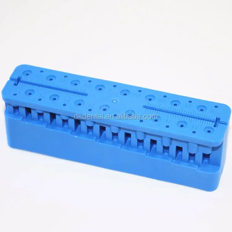 Dental endo measuring instruments autoclavable endodontic files stertlize block root canal measuring table