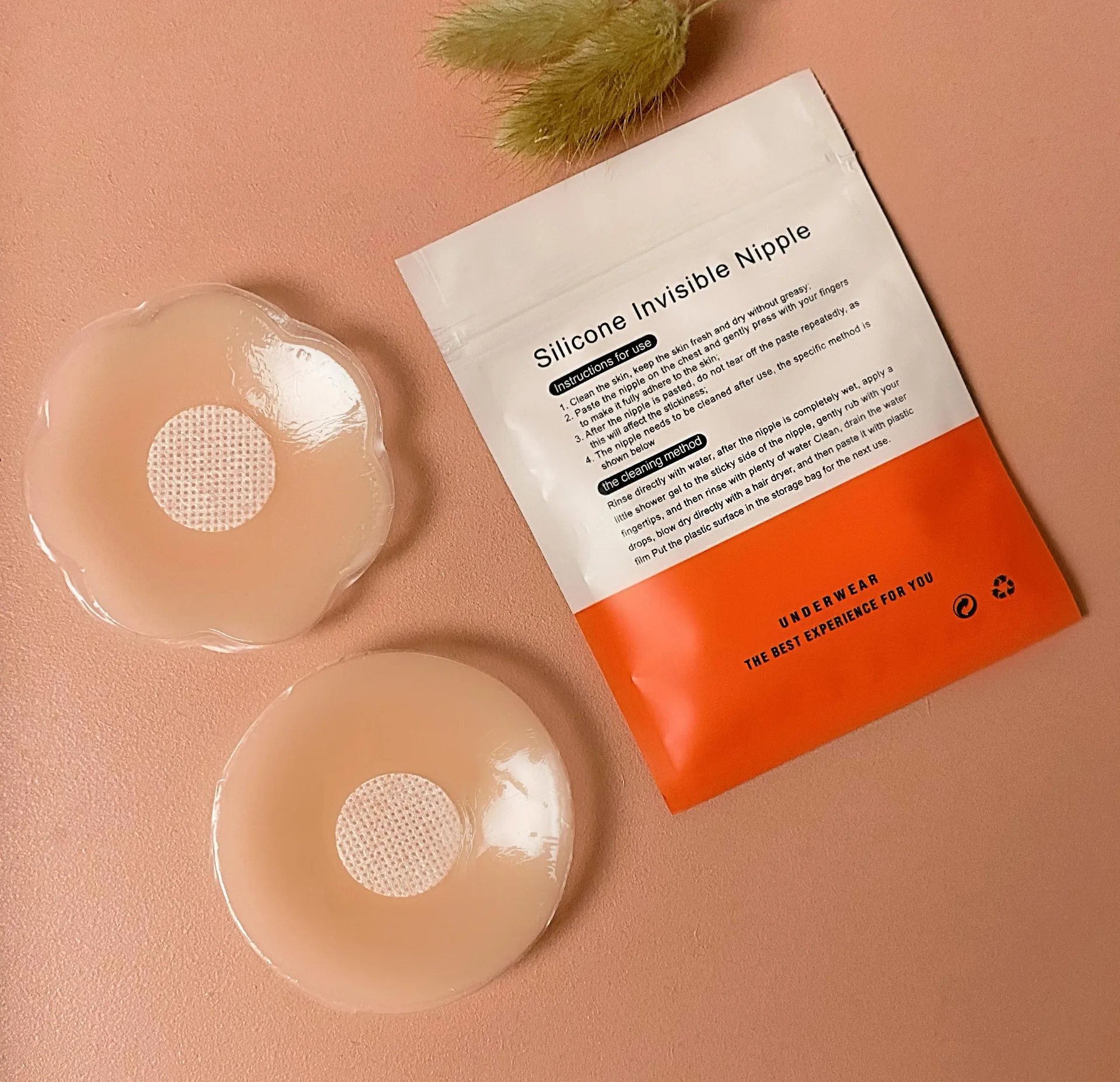 
Nipple stickers female chest invisible bra pads anti-light areola stickers silicone bra cups nipple cover latex pads for bra 