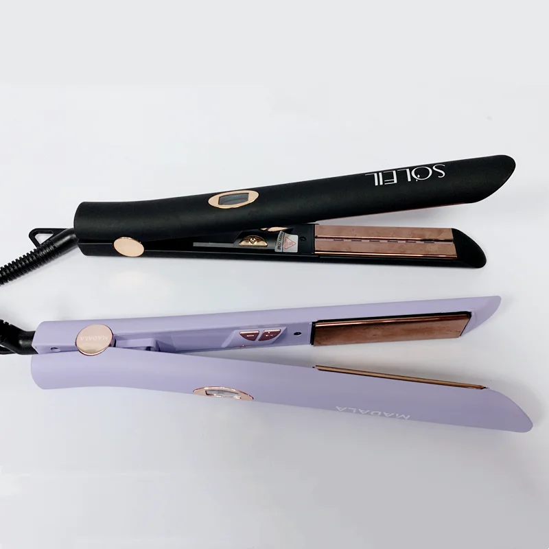 Hair Straightener Curler Curling Hair Irons Nano Titanium Ceramic Flat Iron Temperature Adjustment Electric Straightening Iron