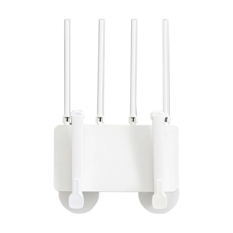 Simple and sturdy wall mounted WiFi router rack, home multifunctional power cord socket storage, no perforation