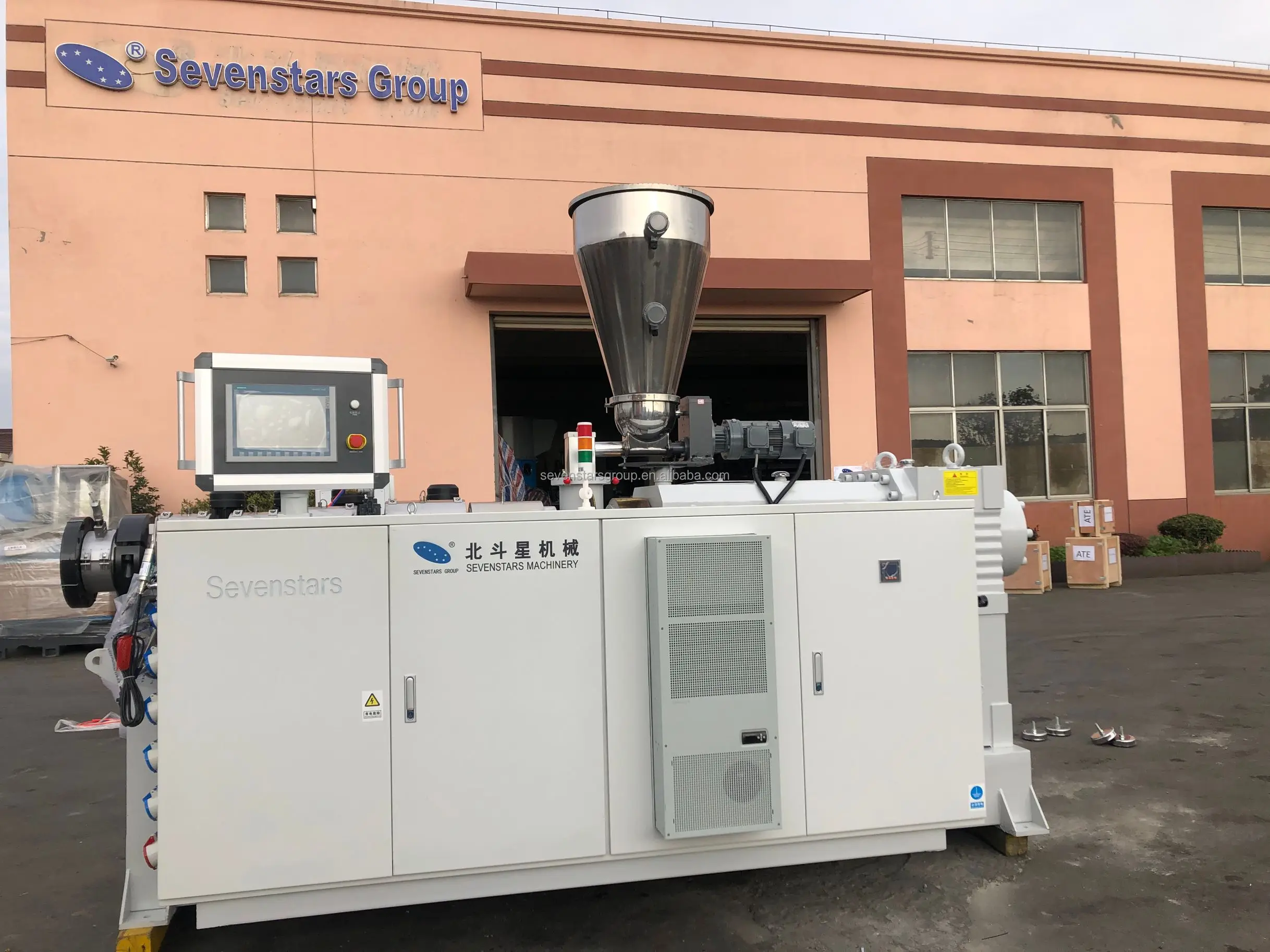 Sevenstars machine PVC pipes one cavity pvc water hose extrusion product machine line with high efficiency