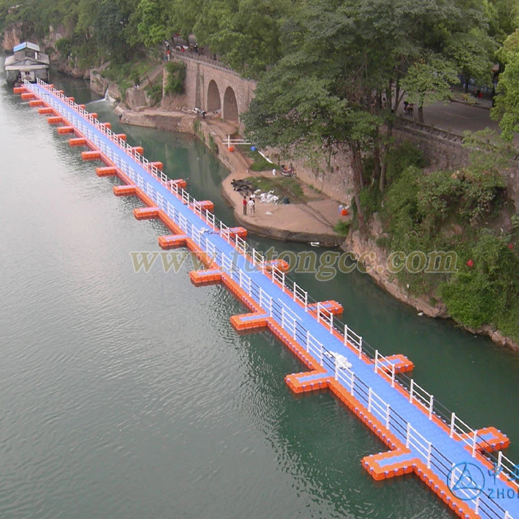 Supplier plastic modular floating dock pontoon blocks for bridge