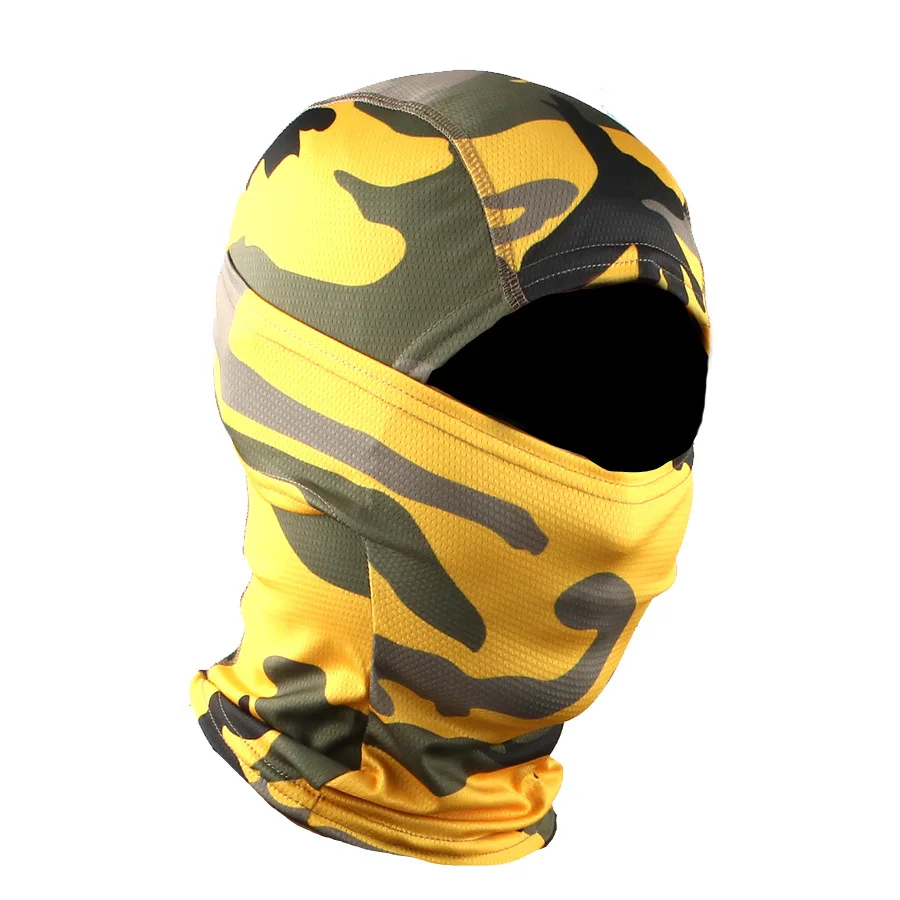 Wholesale Tactical Camouflage Balaclava Full Face Cover Quick Dry Hunt Shoot Bike Helmet Equipment Air soft
