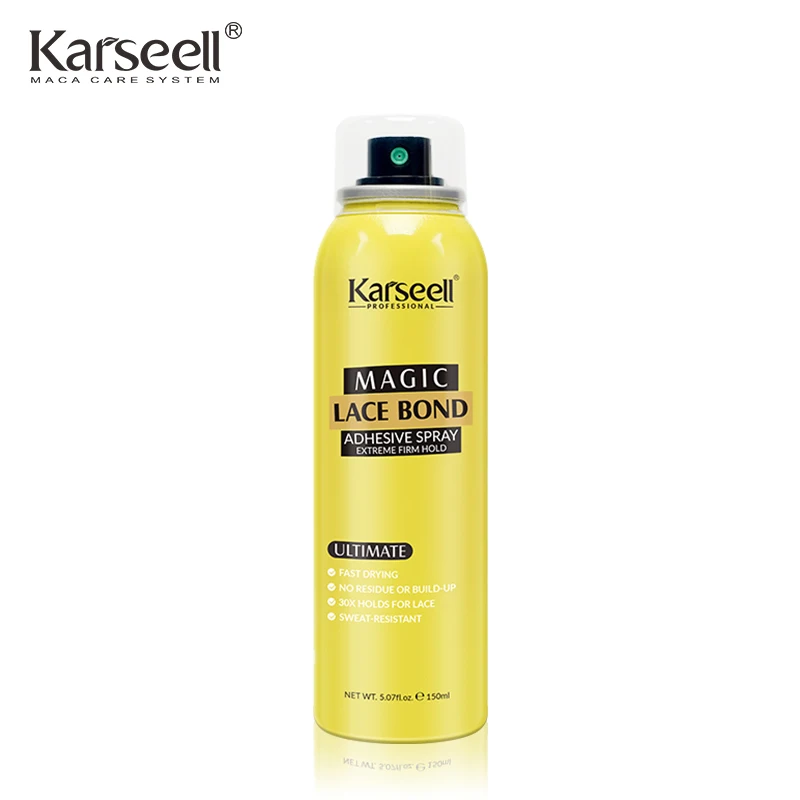 Private Label Extreme Firm Hold Melting Spray Waterproof Adhesive Wig Glueless Spray Lace Melting Spray For Wig