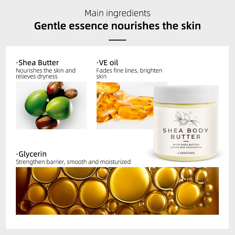 BLK SHINE  Botanicals Body Butter for Dry Skin Ultra-Hydrating 100% Vegan & Cruelty-Free Coconut & Mango Scent