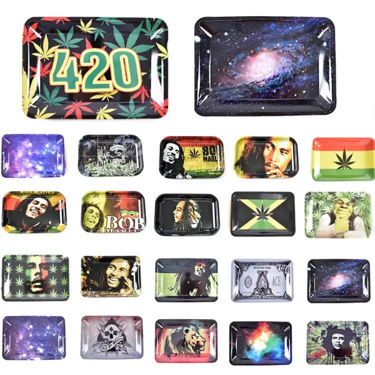 
Free Shipping Rolling Tray OEM ODM Custom Printed Logo Rolling Tray 