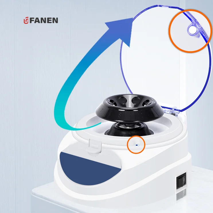 Fanen Mini 4000rpm Centrifuge Machine for Microfiltration Quick Spin-downs Laboratory Micro Centrifuge
