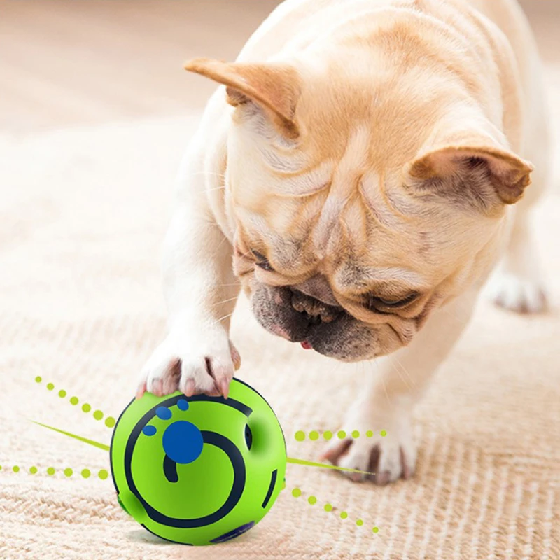 Silicon Jumping Funny Sounds Interactive Chew Toy Training Small Large Dogs Sport Pet Products