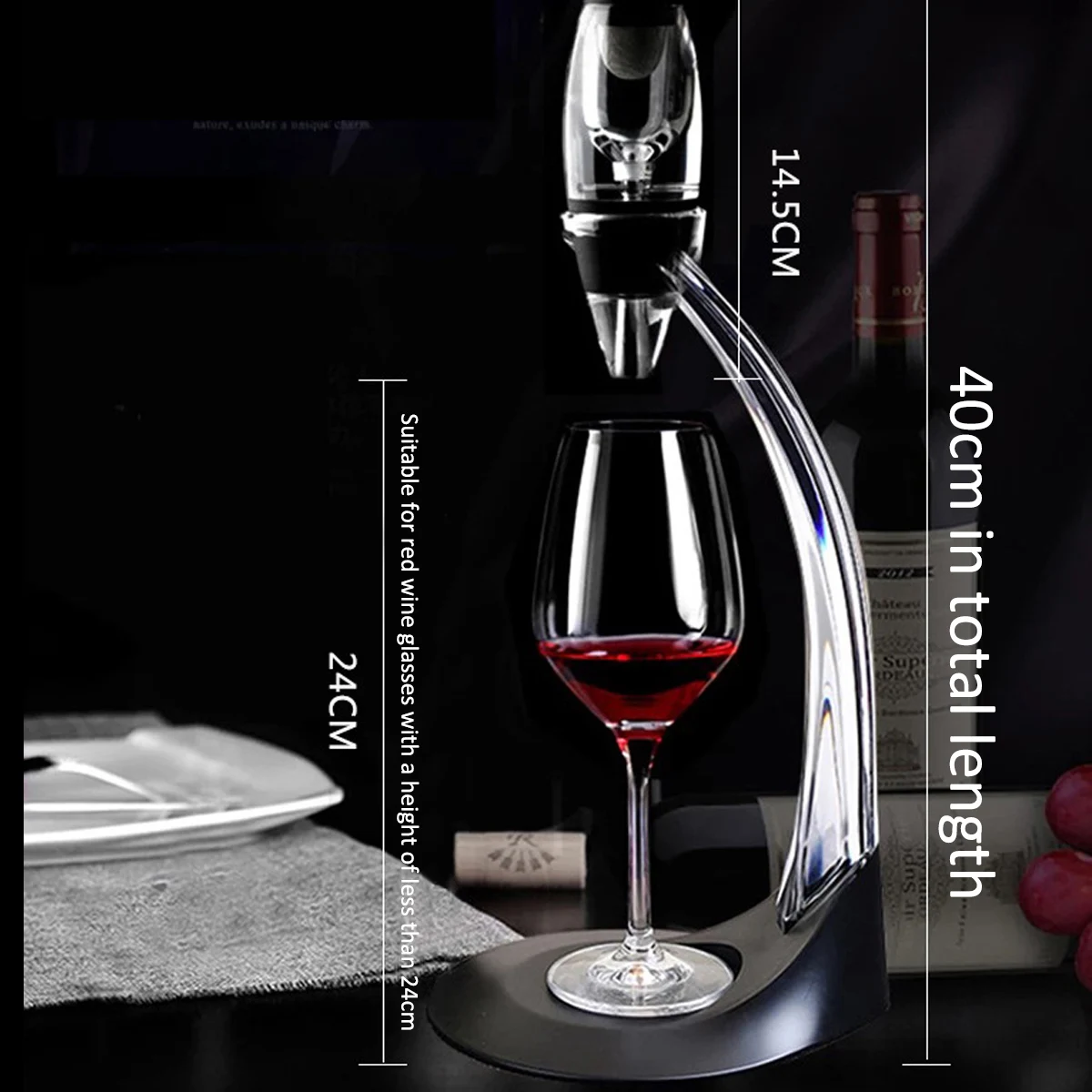 Быстрый Графин выливная бутылка Красного вина заливщик воздушный аэратор портативный виски быстрая графин носик вино для наливания подарочный