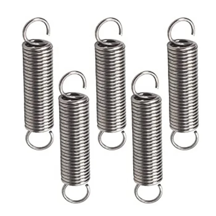 Stainless Helical Constant High Extension Spiral Power Galvanized Double Hook Small Coil Tension Springs manufacturers