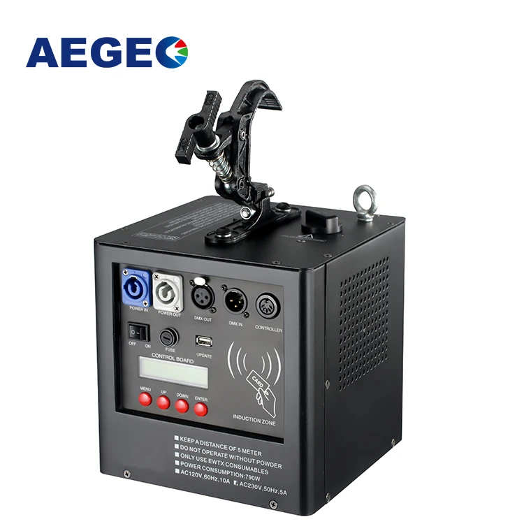 700 Вт машина для зажигания свечи вверх дном, подвесной сверкающий холодный фейерверк для свадебной вечеринки