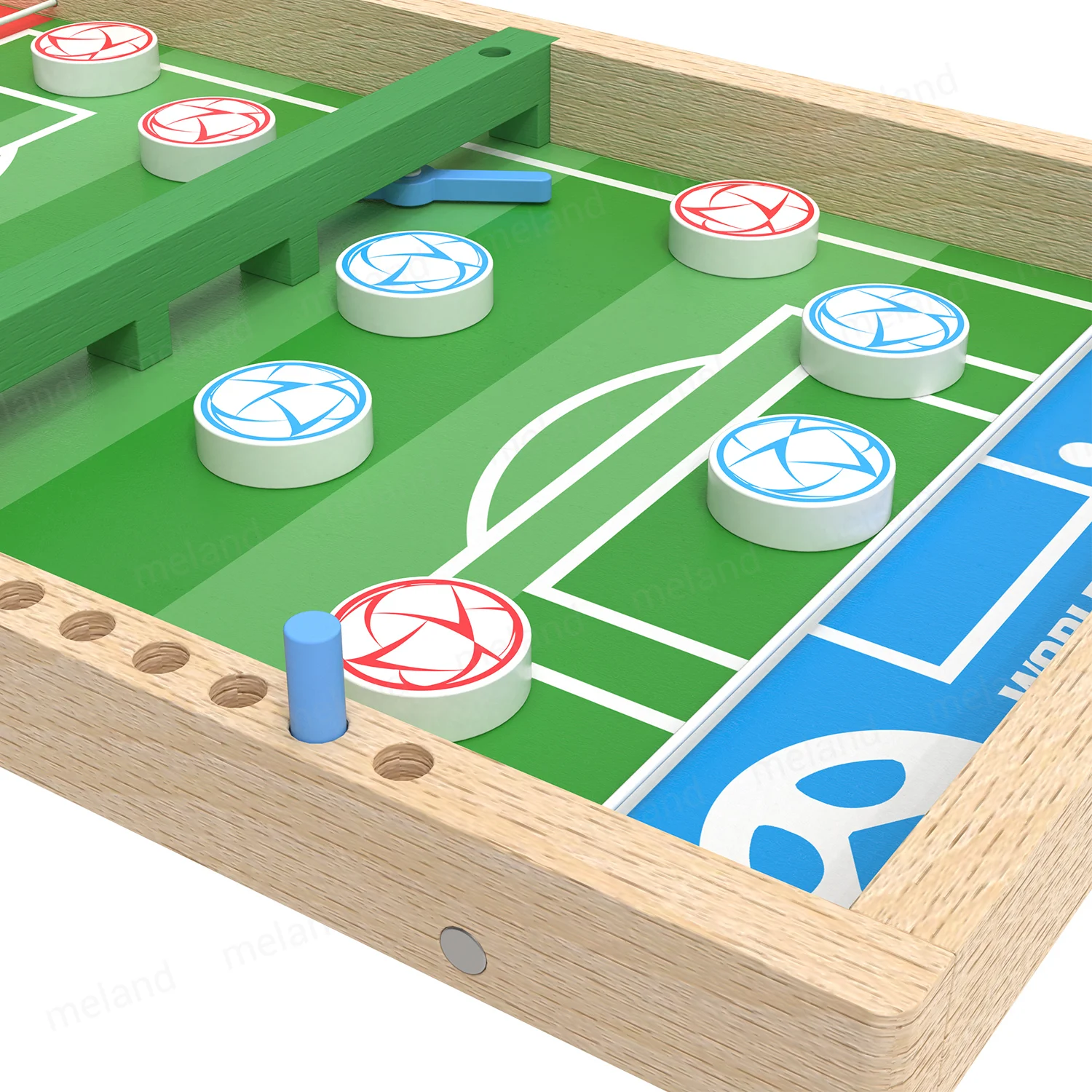 Fast Sling Puck Game Desktop Hockey Game Set for Party Wooden Multi Tabletop Indoor Portable Board Games